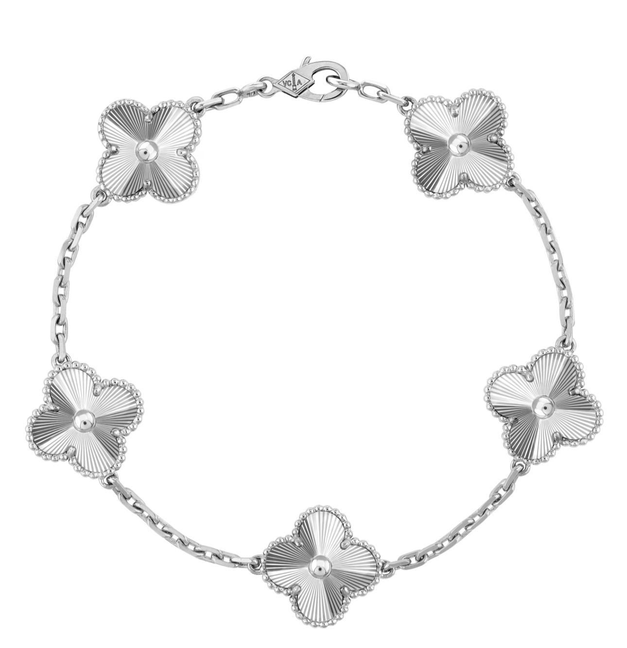 SILVER CLARA CLOVER BRACELET